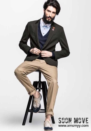 外籍时尚男模特-001
