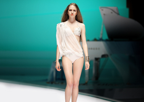 2014年厦门SM广场春夏时装周惊艳模特内衣秀
