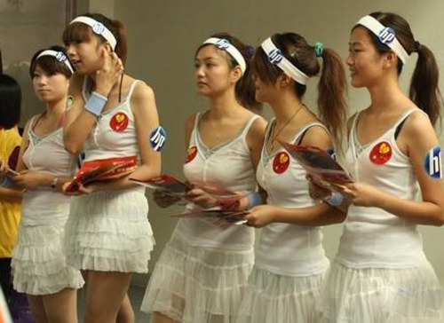 厦门展会推广类礼仪小姐（发传单）