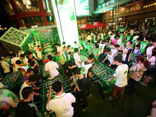 2014欧冠战火燃到泉州，喜力足球狂欢夜激情四射