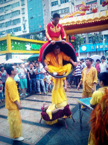 杂技表演—蹬技，震撼无比