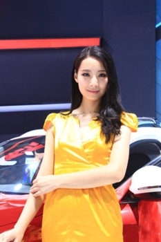 有一大波车模来袭，海西车展香艳车模吸睛 (4)