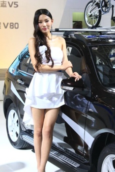 有一大波车模来袭，海西车展香艳车模吸睛 (6)