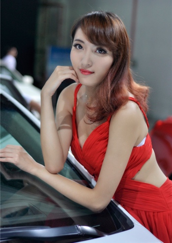 泉州南安国际车展靓丽车模 (4)