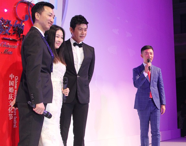 富贵鸟男装2015春夏新品发布会陆毅亲临 (3)