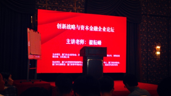 创新战略与资本金融企业论坛会场背景LED显示屏