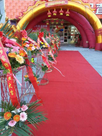 泉州惠安远梦床品开业庆典现场布置3