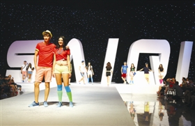 赛琪2015年夏季新品发布会模特走秀