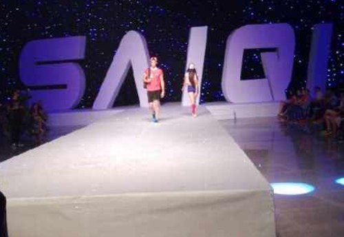 赛琪2015年夏季新品发布会模特走秀4