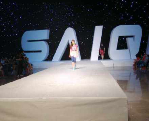 赛琪2015年夏季新品发布会模特走秀4