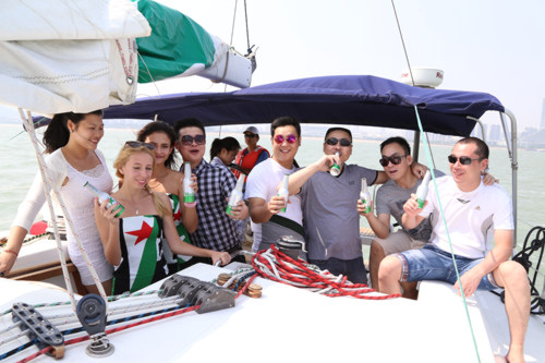 喜力啤酒帆船海上派对