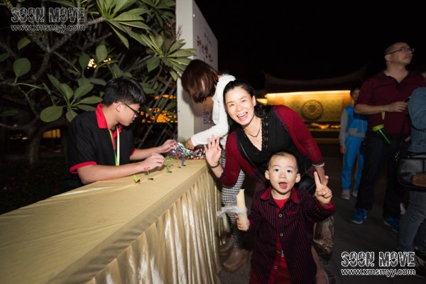 印象紫帽山山水大剧来宾签到