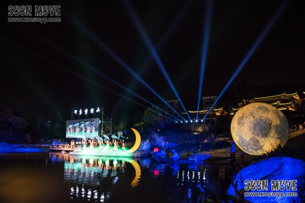 泉州印象紫帽山山水大剧现场唯美灯光效果美轮美奂 (3)