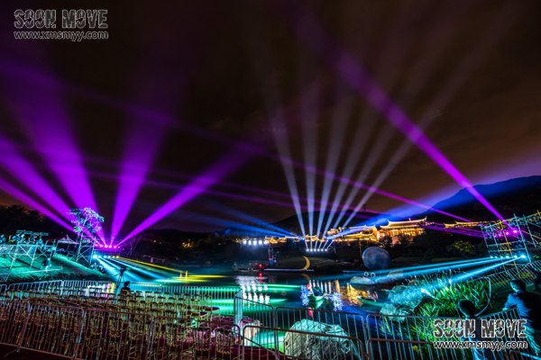 泉州印象紫帽山山水大剧现场唯美灯光效果美轮美奂 (9)