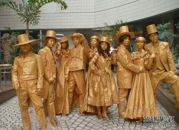 人体雕塑行为艺术