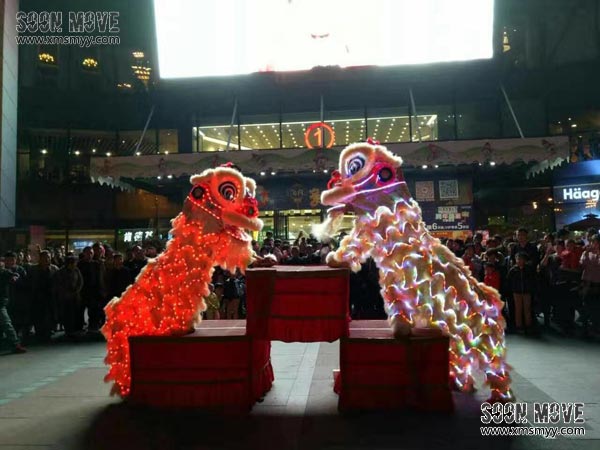 特色舞狮——发光舞狮表演